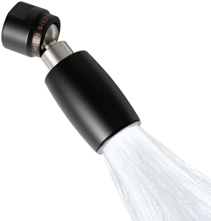 High Sierra® - CLASSIC™ Solid Lead-Free Metal 1.5 GPM Award Winning. Ultra Low Flow Shower Head. Patented Nozzle Never Clogs - Matte Black Finish by HIGHSIERRASHOWERHEADS