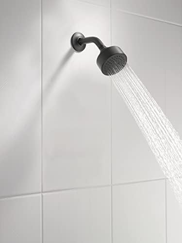 Delta Faucet Modern 3.5-inch Single-Spray Shower Head, Black Round Shower Head, High Pressure Shower Head, 1.75 GPM Flow Rate, Matte Black RP101842BL - Image 2