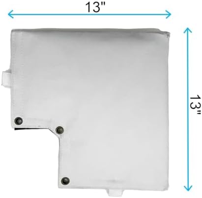 Backflow Insulation Pouch - Pressure Vacuum Breaker Cover (White) - Image 2