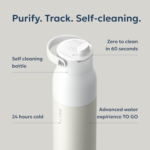 LARQ PureVis 2 Smart UV-C Self-Cleaning Insulated Water Bottle Filter Straw - Image 2