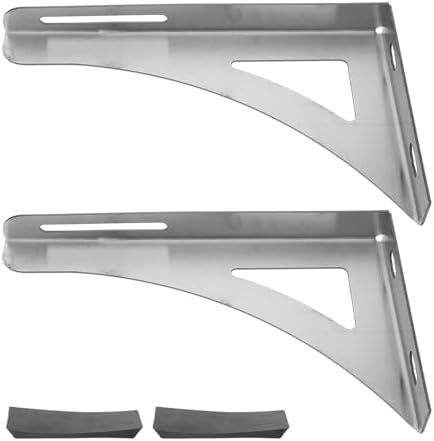 1 Pair Stainless Steel Water Heater Stand Holder Bracket for Electric Units by SUPVOX