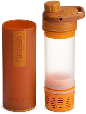 GRAYL UltraPress 16.9 oz Water Purifier & Filter Bottle, Mojave Redrock - Image 2