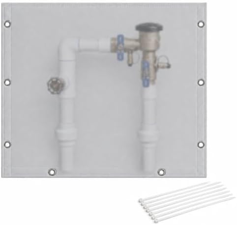 Backflow Preventer Cover,Multi-Opening Valve Freeze Protector,30'W x 24''H by Oiendrr