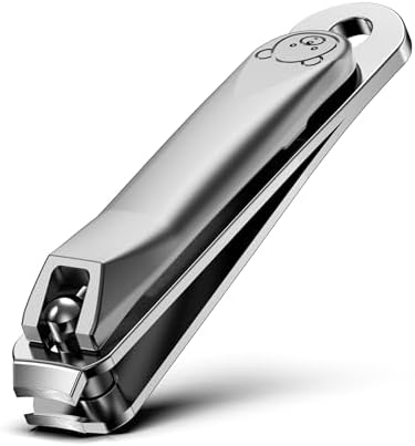 FVION Kids Nail Clippers, Small Jaw Baby Nail Clipper Trimmers for Infants and Toddlers, Precision Children Nail Clippers Nail Grooming Tool for Tiny Fingers and Toes - Silver by BringbeautytoyourlifeProfessionalpersonalcarekitsformanicuresandpedicures