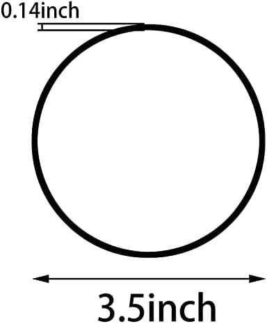 MEETOOT 3pcs O-Ring for Reverse Osmosis 10" Water Filter Housings Black Rubber O-Ring - Image 3