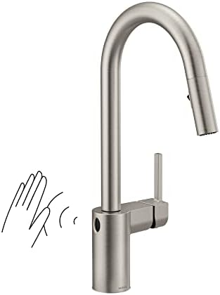 Moen Align MotionSense Wave Touchless Kitchen Faucet, Stainless, 7565EWSRS by Unknown