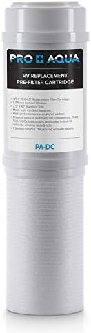 PRO+AQUA Premium Dual RV/Marine Water Filter Replacement, Taste, Odor, Sediment, Chlorine by PROAQUA