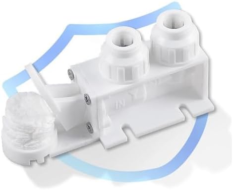 Compatible 1/4 3/8 Quick Connection Fittings Leakproof Switch Leakage Protector Stop Shut Off Valves Leak Detector RO Water Filter Parts(1I4 (Grey Color)) - Image 2