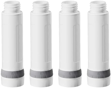 Membrane Solutions Replacement ACF Filter for C3 Filtered Water Bottle, BPA-Free for Camping, Hiking, Backpacking and Travel (ACFx4) by MembraneSolutions