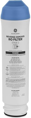 GE Membrane Filter Compatible with Select GE Under Sink Filtration Systems Including GXRQ18NBN, GNRQ18NBN, GXRV40TBN, Replace Every 12 Months, FQ18MN by Unknown