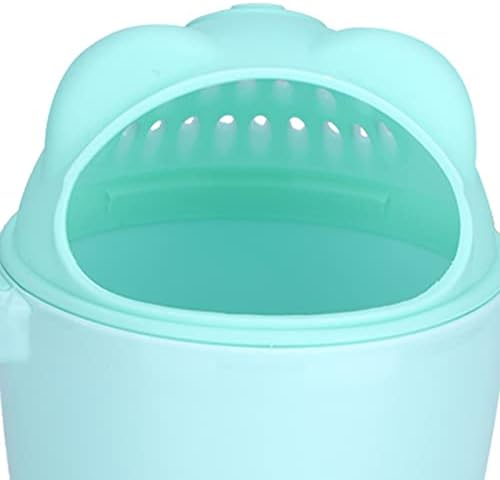 RiToEasysports Baby Bath Cup, Baby Shampoo Cup Cute Kid Wash Hair Rinser Bathing Flusher Protection Eye for Kids Green Pink (Green) - Image 6