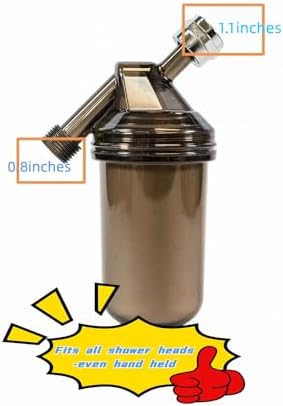 Vitamin C Shower Filter for Skin & Hair – Removes Chlorine for Sensitive Skin, Eczema & Dry Hair – High Pressure Shower Head Filter for Hard Water – Protects Skin Barrier & Hair Color - Image 6