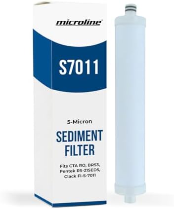 Microline Sediment Filter Cartridge, 5 Micron, S7011, 10x2.5 Inch White by ESPWater