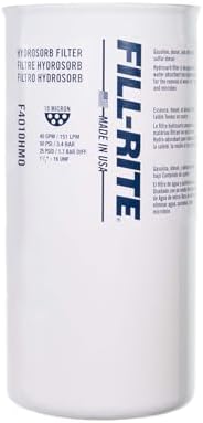 Fill-Rite F4010HM0 1½" - 16 UNF 40 GPM (151 LPM) 10 Micron Water Detecting Spin-On Fuel Filter by Fill-Rite
