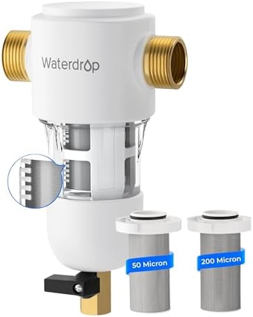Waterdrop PF01 Spin Down Sediment Filter, 50/200 Micron by Waterdrop