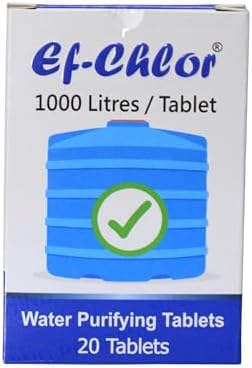 Overhead & Underground Water Tank Purification Tablets 4gm for 5280 Gallons Water Jar of 20 Tablets 3 Years Shelf Life 1 Tablet Purify 264 Gallons Water - Image 4