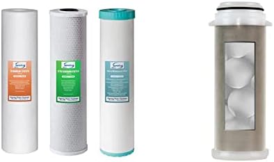 iSpring F3WGB32BM Whole House Water Filter Set with Spin Down Sediment Replacement Cartridge (Pack of 1) by iSpring