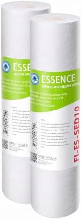 APEC Water Systems FI-ES-SED10 Stage 1 10" 5 Micron Sediment Replacement Filter for Under sink System (Pack of 2) by APECWaterSystems