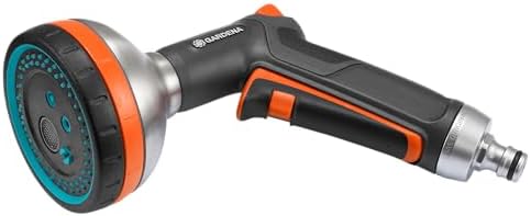 Gardena Premium Multi Sprayer: Garden Sprayer for Watering and Cleaning, Five Spray Patterns, Filter, Lock, Robust, Frost Protection by Unknown