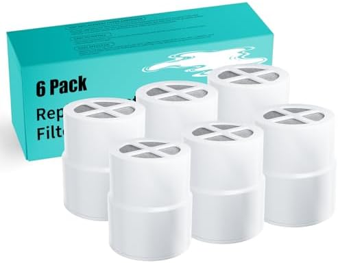 Shower Head Filter Replacement Compatible with Jolie, Mist&aguacero,6-Pack by Unknown
