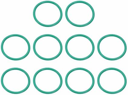 HARFINGTON 10 Pcs Fluorine Rubber O-Rings 31mm OD 26.2mm ID 2.4mm Width Round Sealing O Ring Seal Gasket for Industrial Engines Plumbing Faucet Hose Automotive by HARFINGTON