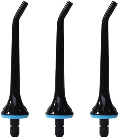 Replacement Tips for Oralfree,Nicwell,Nicefeel,COSLUS,Mospro,Zerhunt Water Flosser, Oral Irrigator Jet Tip Nozzel Black, 3 Pack by BOEEA