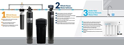 Aquasure Signature Series 32,000 Grains Complete Whole House Water Treatment System with Digital Metered Control Head, Chlorine Reduction, for 1-2 Bathrooms - Image 4