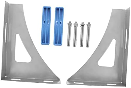 Stainless Steel Water Heater Wall Bracket Pair, Hollow Support by STOBOK