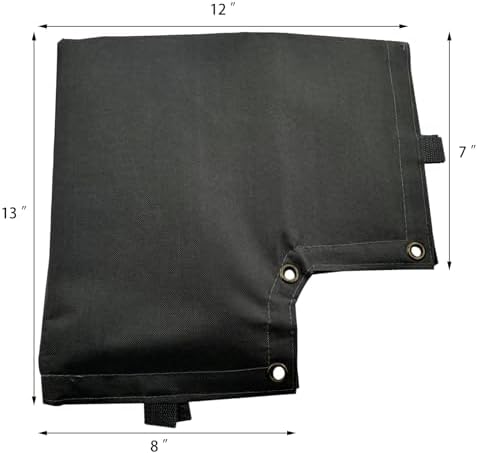 Backflow Preventer Cover Insulated Pouch Replacement for Protect Pressure Vacuum Breaker Cover Prevent Freezing Snowy Weather Avoid Direct Sunlight Exposure (Grey) - Image 2