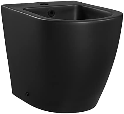 Swiss Madison St. Tropez Floor Mount Classic Bidet in Matte Black by SwissMadison