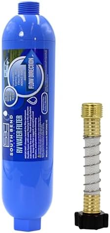 South Bend Components Reverse Osmosis (RO) Camper/RV/Boat/Yacht Water Inline Filter- NSF Certified! Includes ¾” Flexible Hose Protector, Compatible with Camco Water Filter, 40043, 40013, 4004(50-Pack) - Image 2