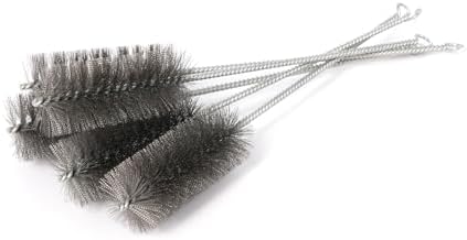 12 Inch Pipe Cleaning Brush Set with Stainless Steel Bristles, Steel Wire Tube Brush Kit for Auto Parts Polishing, Machining, Bottles, Tubes, Etc.（40mm-5pcs） - Image 7
