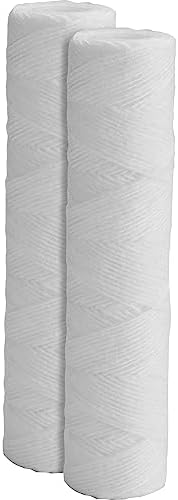GE FXWSC Whole House Water Filter, Replacement for Water Filtration System, NSF Certified: Reduces Sediment, Rust & Other Impurities from Water, Replace Every 3 Months for Best Results, 2 Filters by Unknown