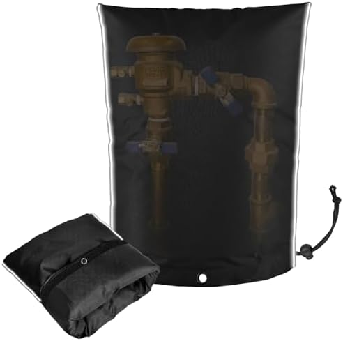 Backflow Preventer Insulation Cover, 24"×24", Black by zenicham
