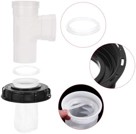 PATIKIL 3-Way IBC Lid Filter Cover 165mm Plastic Ton Barrel Cover - Image 3