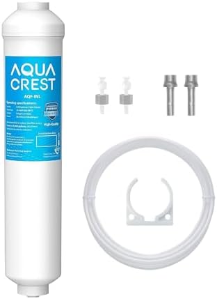 AQUA CREST INL 5 Years Inline Water Filter for Ice Maker and Refrigerator by AQUACREST
