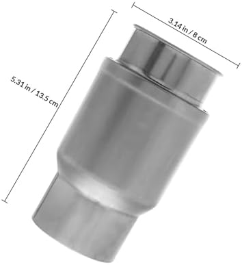 Water Heater with Check Valve Stainless Steel Vent Pipe Connector - Image 2