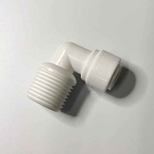 Malida Male Push To Connect Tube Fitting,water purifiers Quick Connector Drinks Dispense and water filtration system fittings (1/2 NPT Male x 3/8 OD Tube Elbow) - Image 7