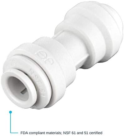 John Guest Speedfit 3/8 Inch OD Union Straight Connector, Push to Connect Plastic Plumbing Fitting, PP0412WP - Image 6