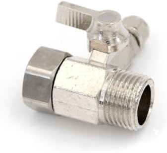 Water Filter Purifier Adapter 1/2'' To 1/4" Ball Valve Faucet Tap Safe Copper Nickel Plating,adapter,1 PC - Image 4