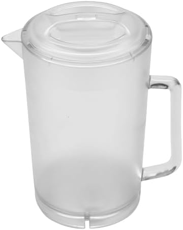 G.E.T. P-3064-1-CL 64 oz. Clear Plastic Pitcher with lid, Dishwasher Safe, Break Resistant, for Indoor and Outdoor Entertaining, (Pack of 12) by Unknown
