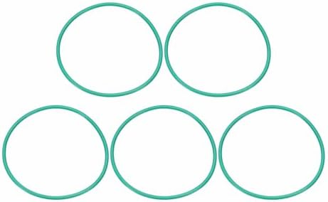 HARFINGTON 5 Pcs Fluorine Rubber O-Rings 66mm OD 61.2mm ID 2.4mm Width Round Sealing O Ring Seal Gasket for Industrial Engines Plumbing Faucet Hose Automotive by HARFINGTON