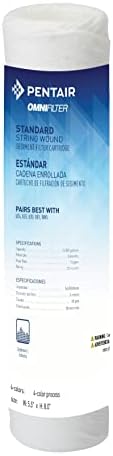 Pentair OMNIFilter RS12 10" x 2.5" Sediment Water Filter, 20 Micron by PentairOmniFilter