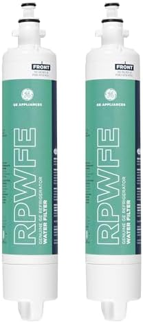 GE RPWFE™ Refrigerator Water Filter, Genuine Filter, Guaranteed Fit, 2-pack by Unknown
