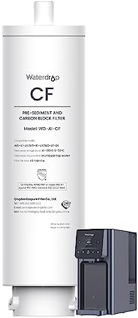 Waterdrop A1-CF Filter, Replacement for A1 RO System, 6-month Lifetime by Waterdrop