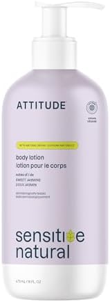 ATTITUDE Face & Body Lotion for Sensitive Skin, Sweet Jasmine, 16 Fl Oz by ATTITUDE