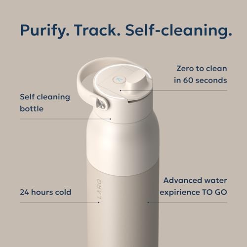 LARQ PureVis 2 Smart UV-C Self-Cleaning Insulated Water Bottle Filter Straw - Image 2