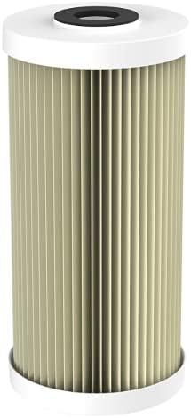 Pentair Pentek ECP5-BB Big Blue Sediment Water Filter, 10-Inch, Whole House Pleated Cellulose Polyester Cartridge, 10" x 4.5", White End-Cap, 5 Micron - Image 2