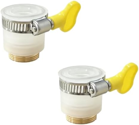2Pcs Adjustable Faucet Adapter 14-24mm, Water Filter Garden Hose Connector by Unknown