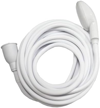 5m/16.4ft Sink Spray Rubber Hose Portable Faucet Sprayer Garden, Shampoo Sprayer Handheld Shower Head Spray Hose Attachment for Dog, Pets, Bathing Baby, Washing Hair, Rinsing Vegetables by Alovexiong